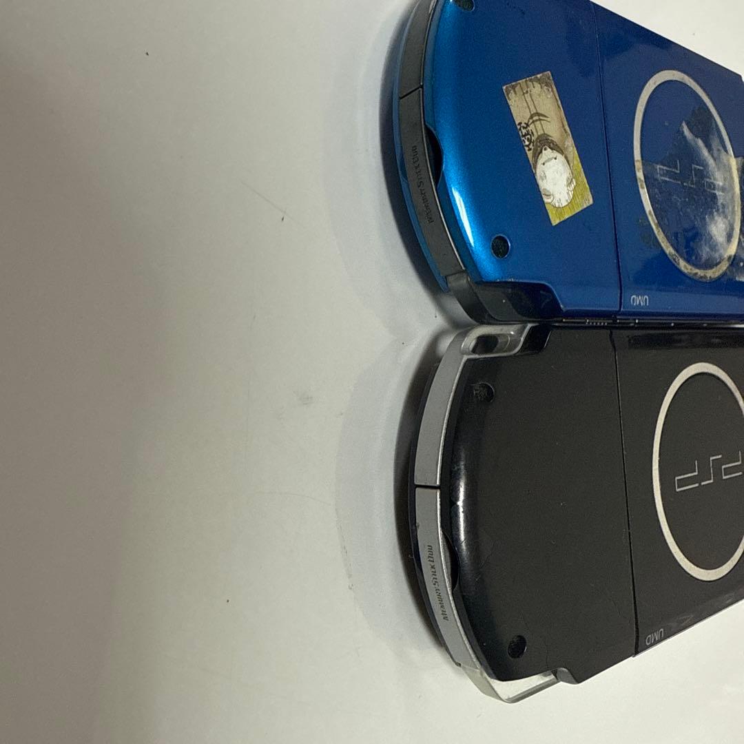 PSP-3000 ブラック＆ブルー 本体セット ジャンク