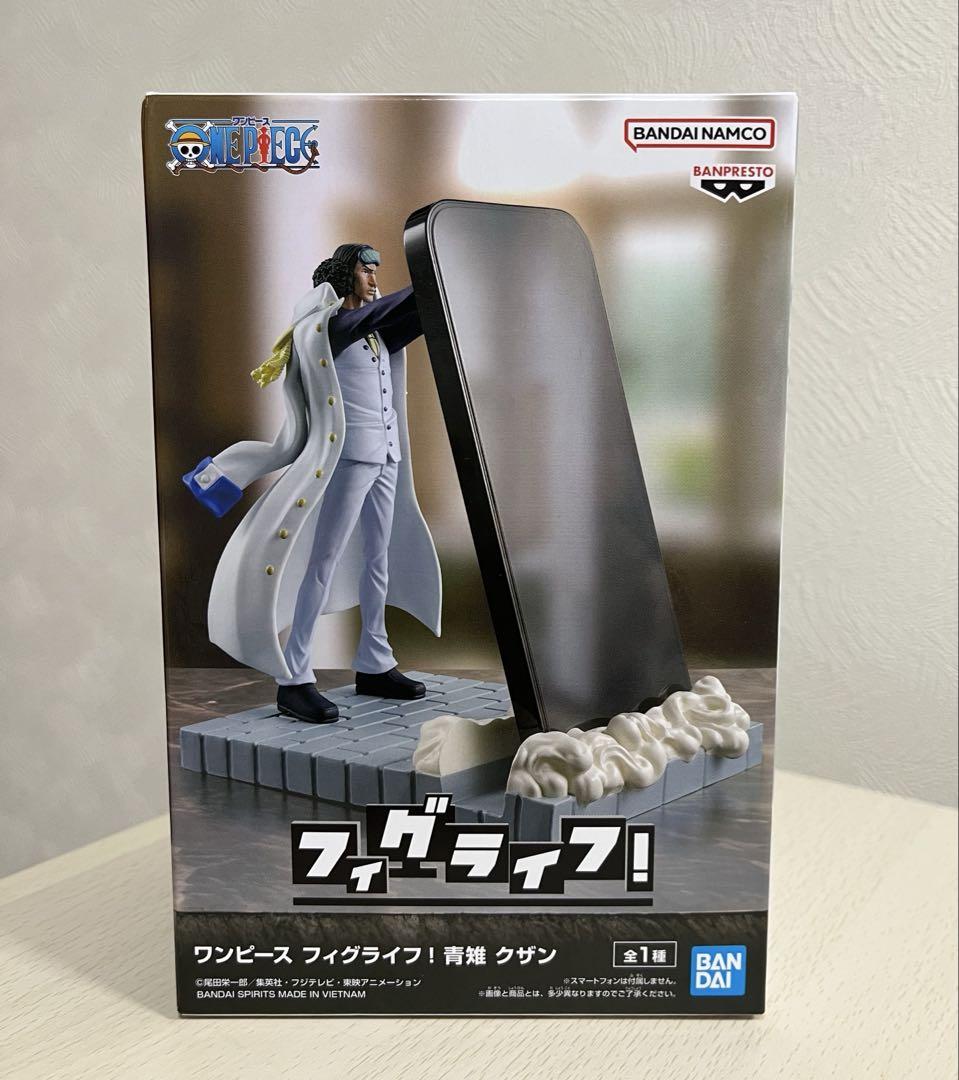 【最終値下・送料込み】青雉　クザン　ワンピース　フィグライフ　スマホスタンド ワンピース フィグライフ！ 青雉 クザン フィギュア スマホ