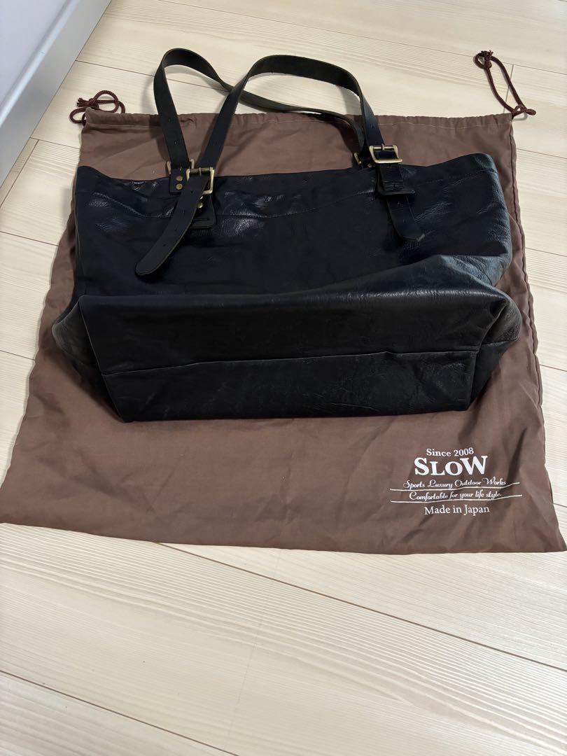 slow トートバッグ 栃木レザー