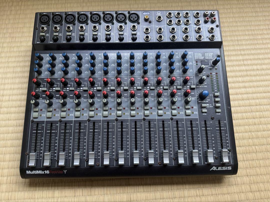 【ジャンク】ALESIS ミキサー MULTIMIX 16 FIREWIRE
