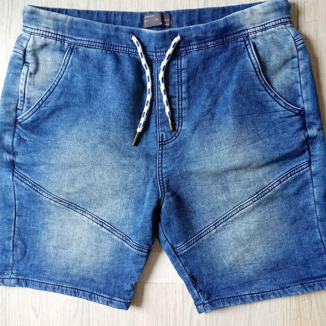 夏！ソフトデニム　ヴィンテージ加工 ブルー系XL相当 サプール好きにも♪