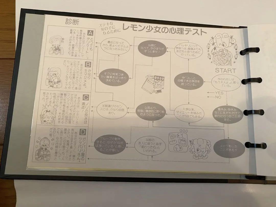 昭和レトロ　Lemon Village レモンビレッジ　サイン帳　２冊　希少