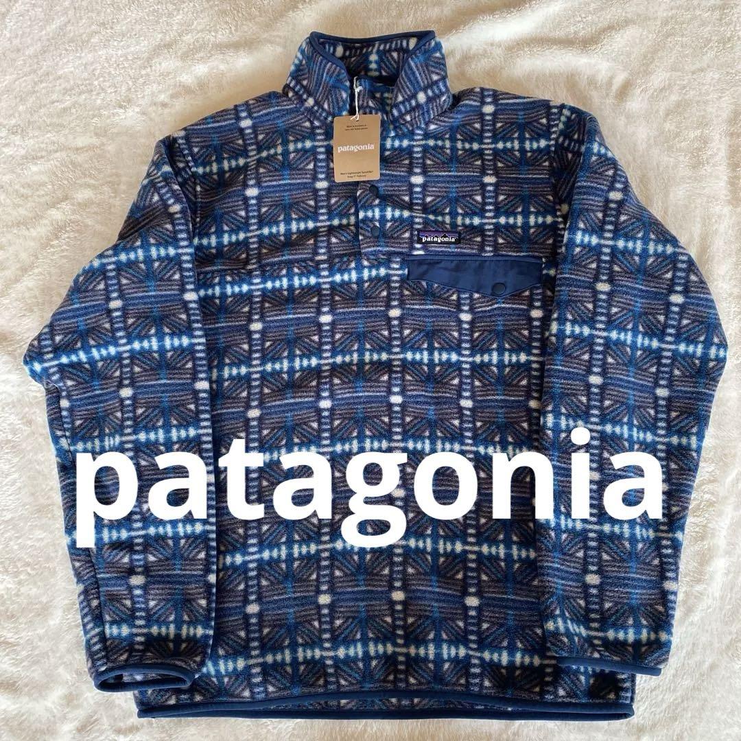 新品　FA23 パタゴニア　ライトウェイト　シンチラスナップT M ネイティブジャケット・アウター