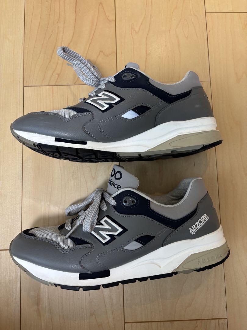 New Balance 1600 スニーカー グレー 26センチ