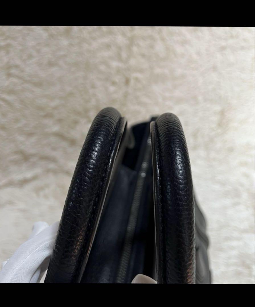 ゆ♡CELINE セリーヌ ラゲージ マイクロショッパー レザー ブラック