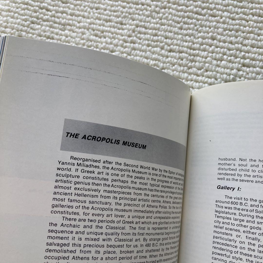 洋書 THE ACROPOLIS AND ITS MUSEUM