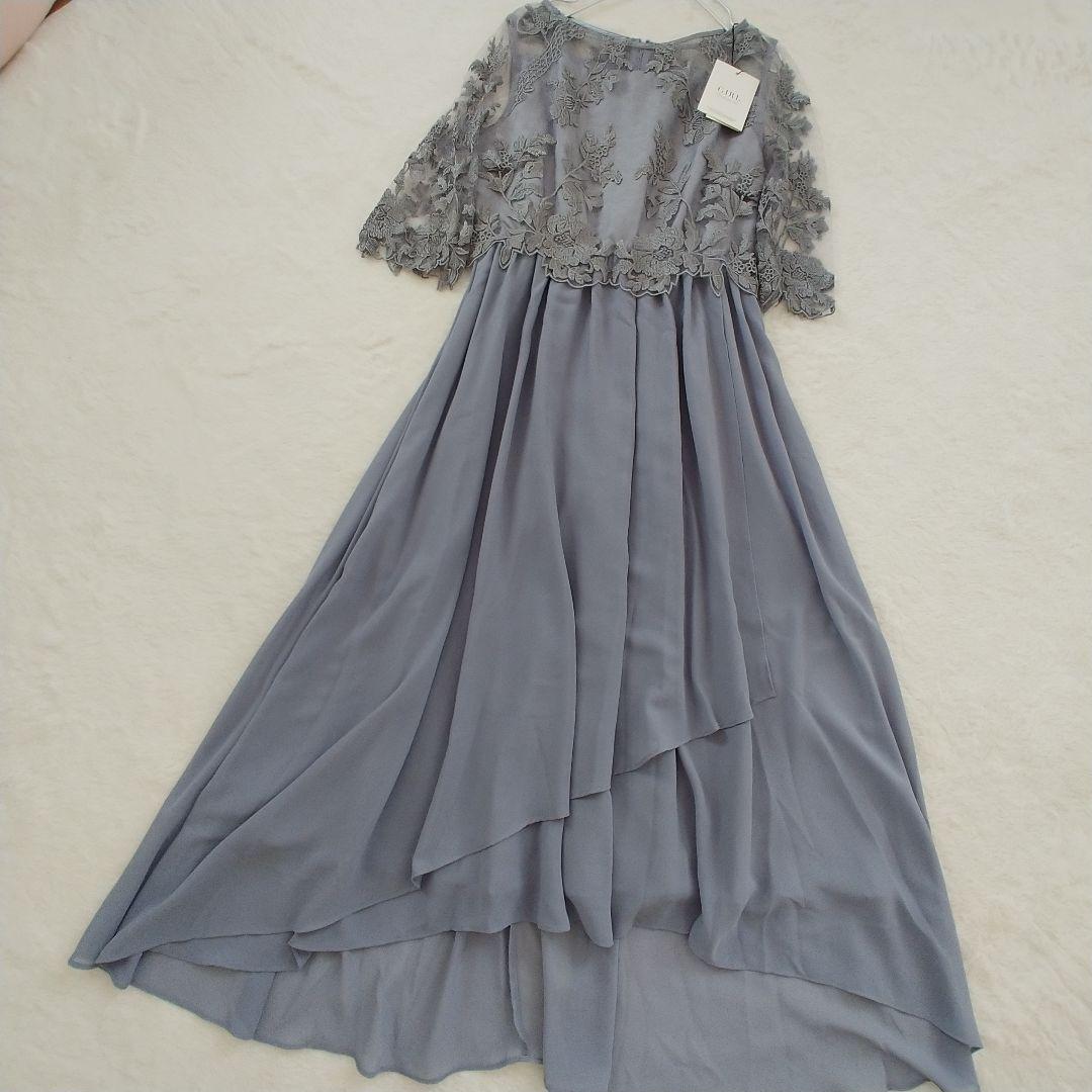 大きいサイズ☆新品☆GIRL☆レース切替えシアー フレア ロング