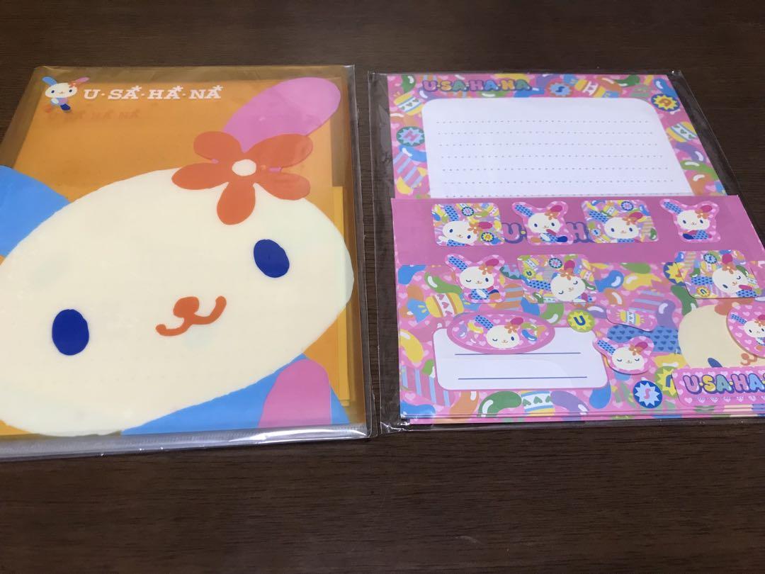 (中古)  サンリオウサハナレターセット２種類