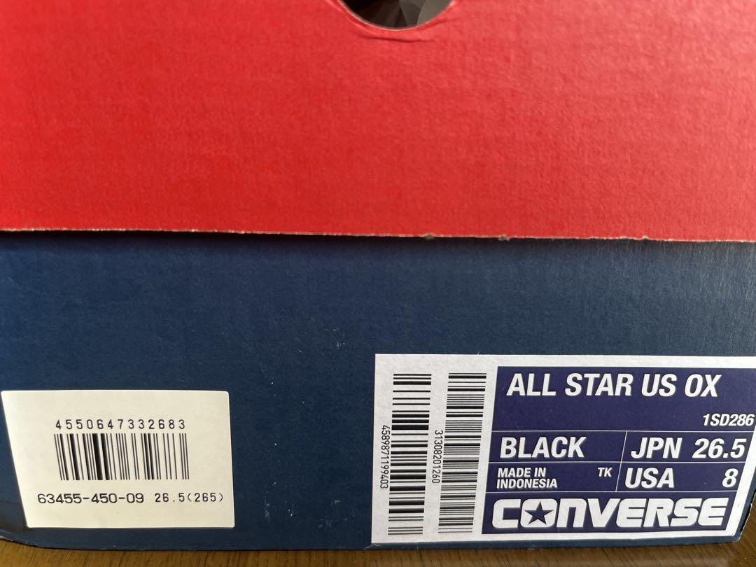 新品未使用　コンバース　ALL STAR US OX 26.5cm