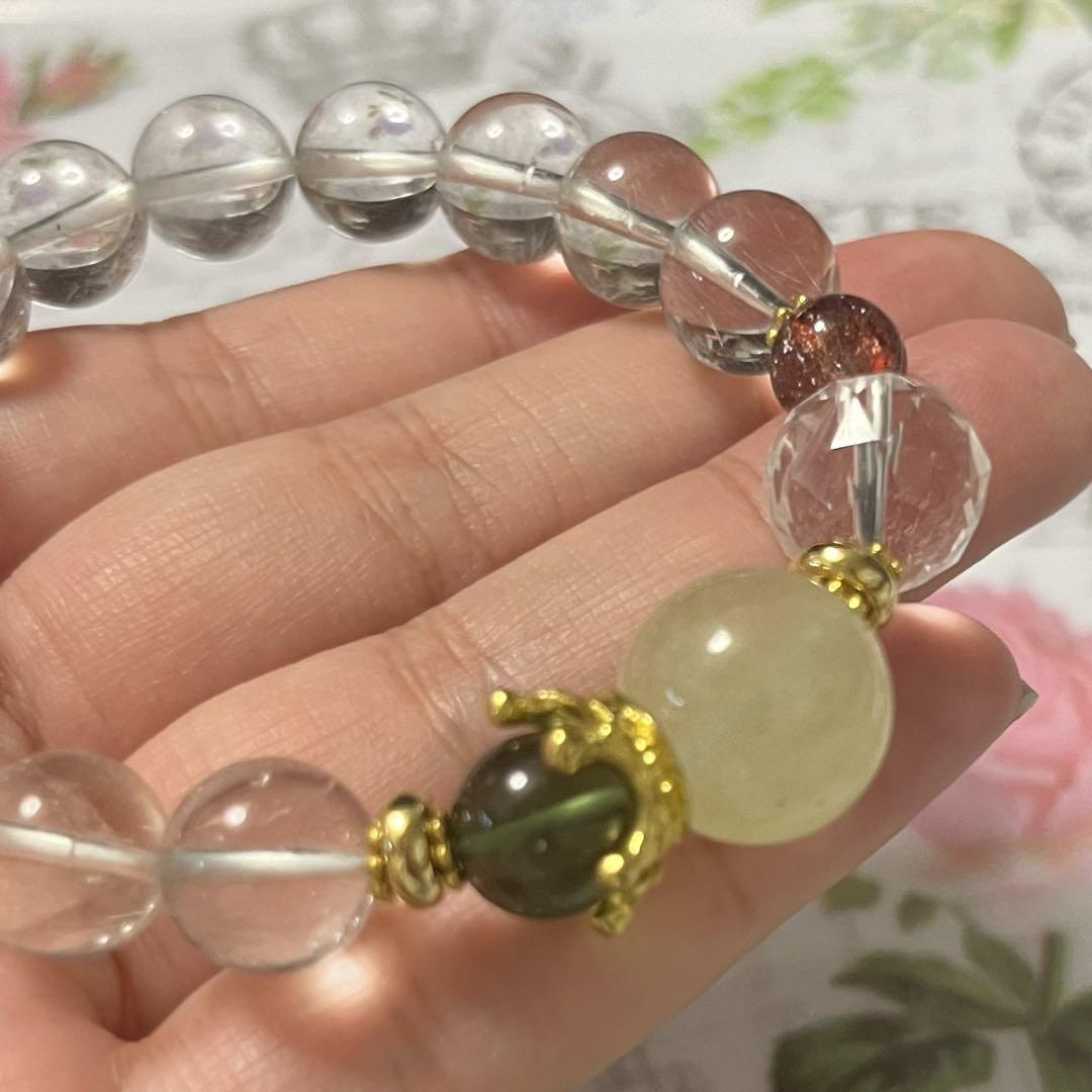 特別なお品✨ リビアングラス×モルダバイト×レピドクロサイトの