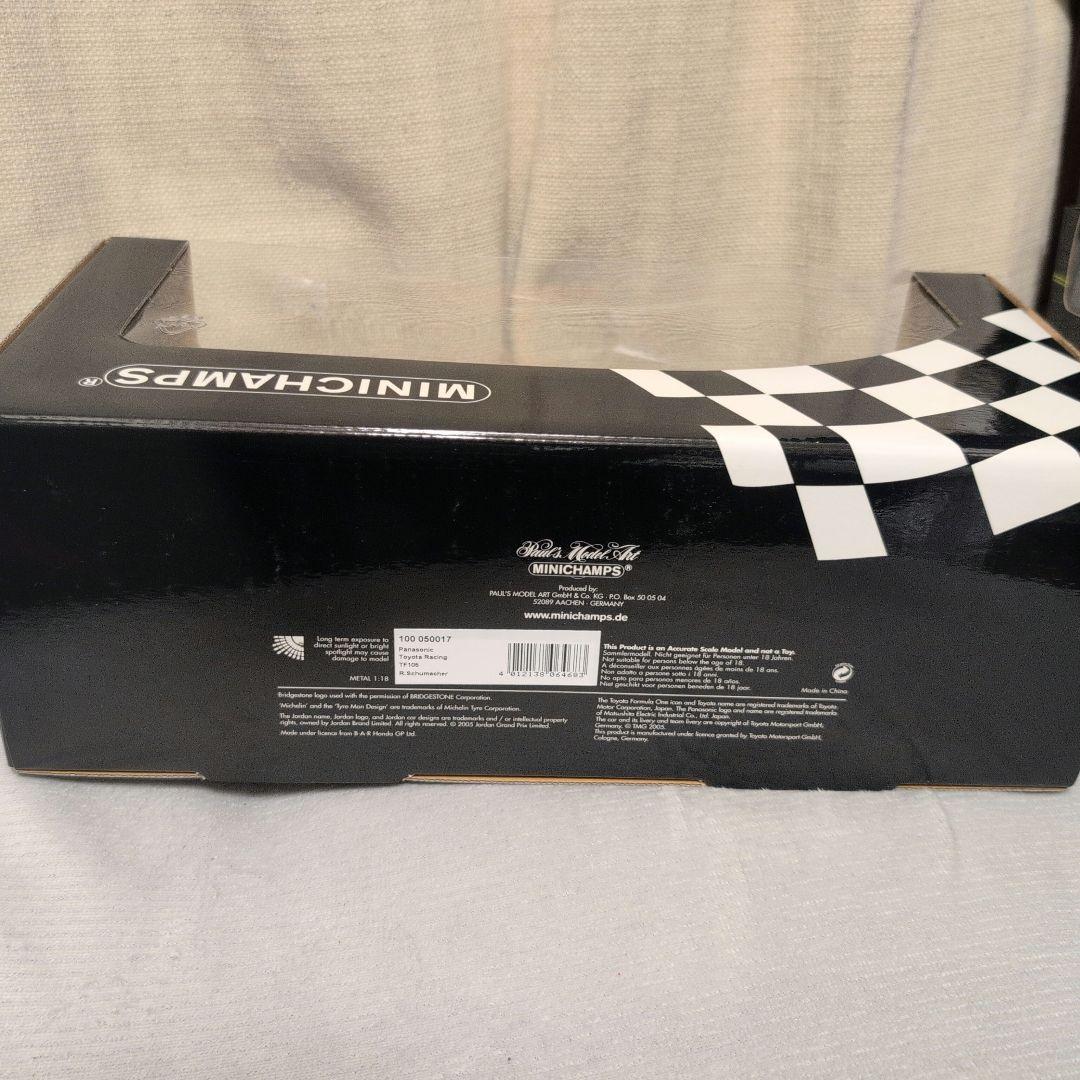 PMA/ミニチャンプス1:18パナソニックトヨタTF105 ラルフ・シューマッハ