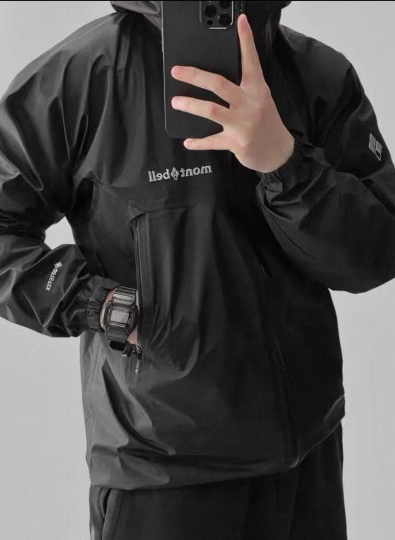 mont-bell GORE-TEX ジャケット Mサイズ 収納袋付きM・montbell