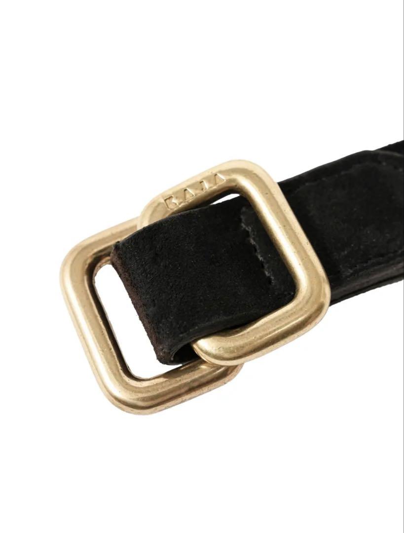 の*お様 KAJA REVERSIBLESUEDESQUARERINGBELT