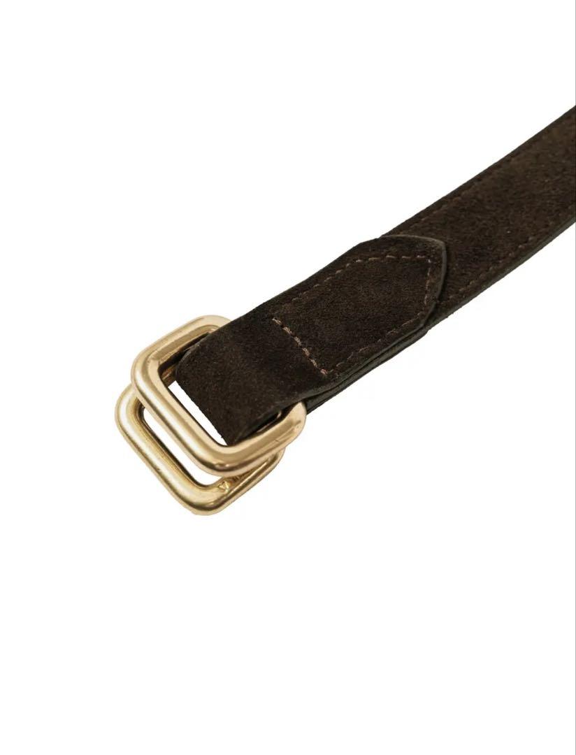 の*お様 KAJA REVERSIBLESUEDESQUARERINGBELT