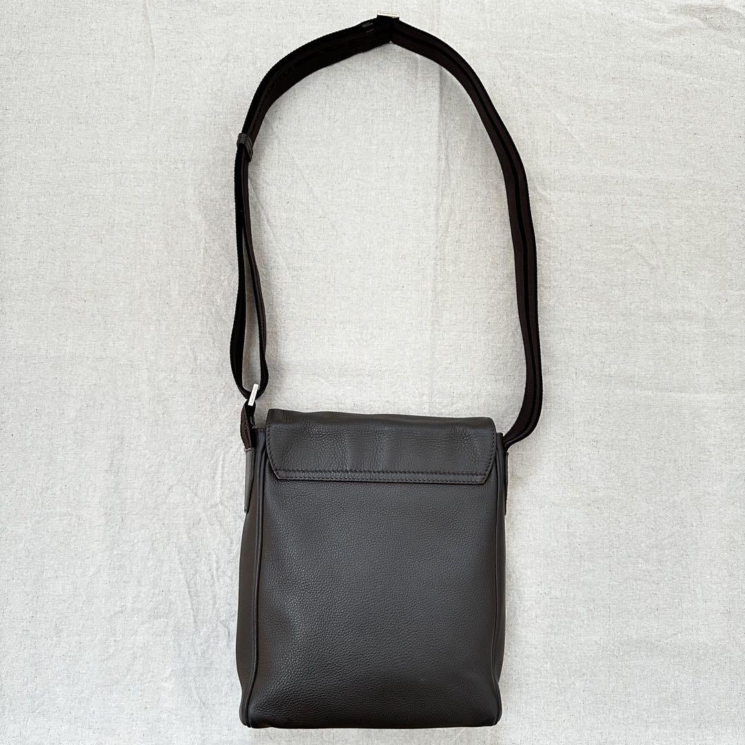 【美品】ErmenegildoZegna エルメネジルドゼニア　ショルダーバッグ