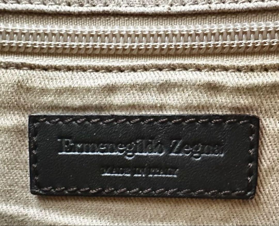 【美品】ErmenegildoZegna エルメネジルドゼニア　ショルダーバッグ