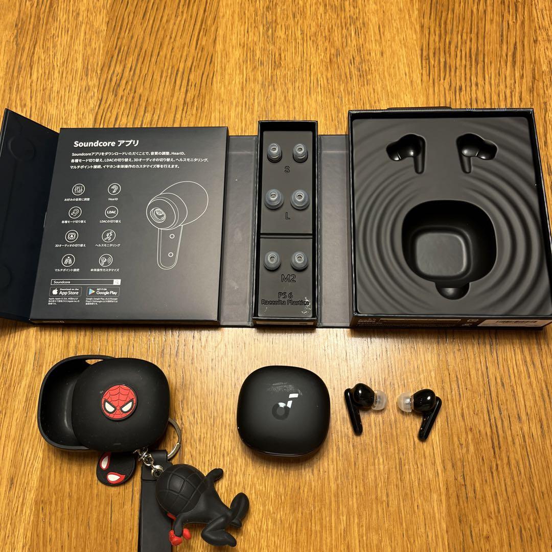 Anker Soundcore Liberty 4 ➕ スパイダーマンケース Amazon.co.jp: KOMININA ケース Anker Soundcore Liberty 4 用の