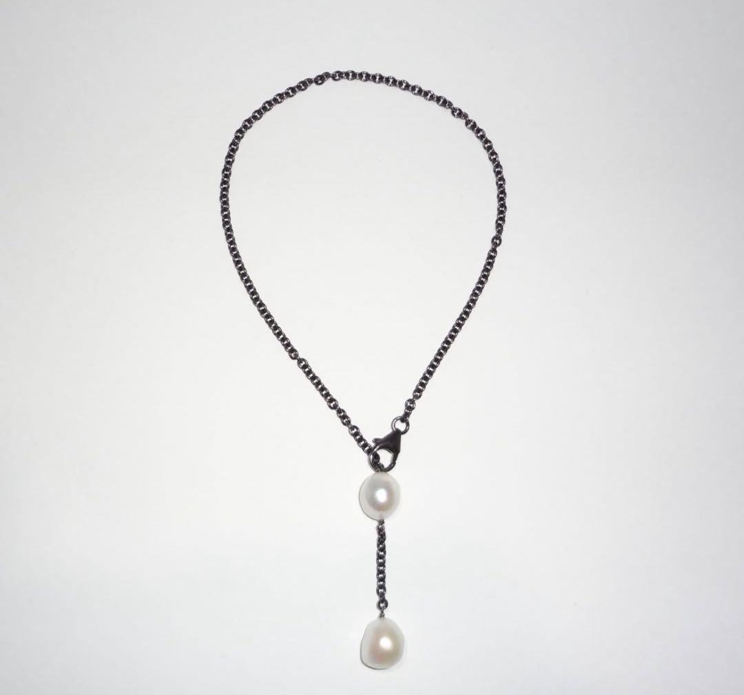 Perlouse Baroque Pearls Y Necklace