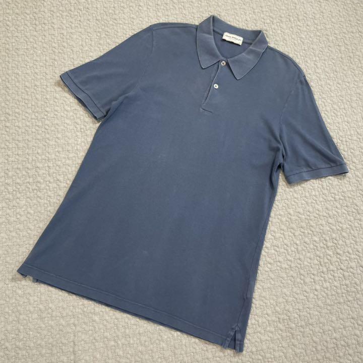 ブルー系,S\半額SALE/ジョンスメドレー くすみブルー ポロシャツ S ブルー系,S\半額SALE/ジョンスメドレー くすみブルー ポロシャツ S