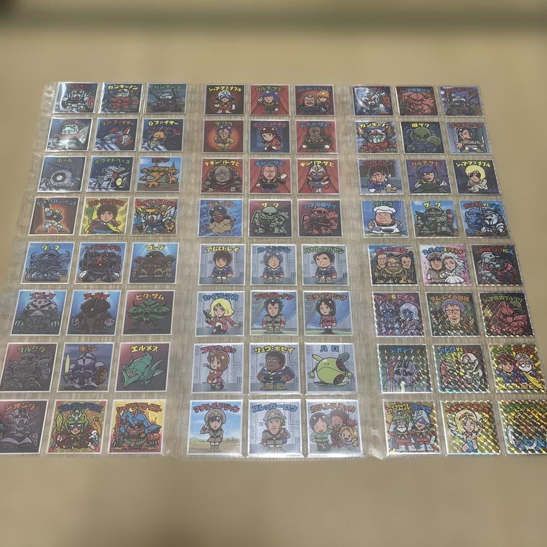 ビックリマンシール 機動戦士ガンダムマン 全72種類目立った傷や汚れなし