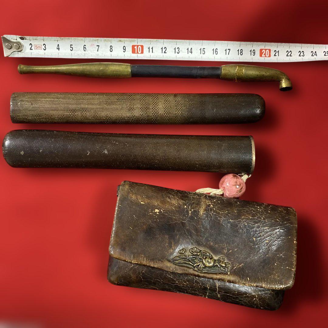 煙草入れ　煙管　キセル　アンティーク　美術品　工芸品　装飾品