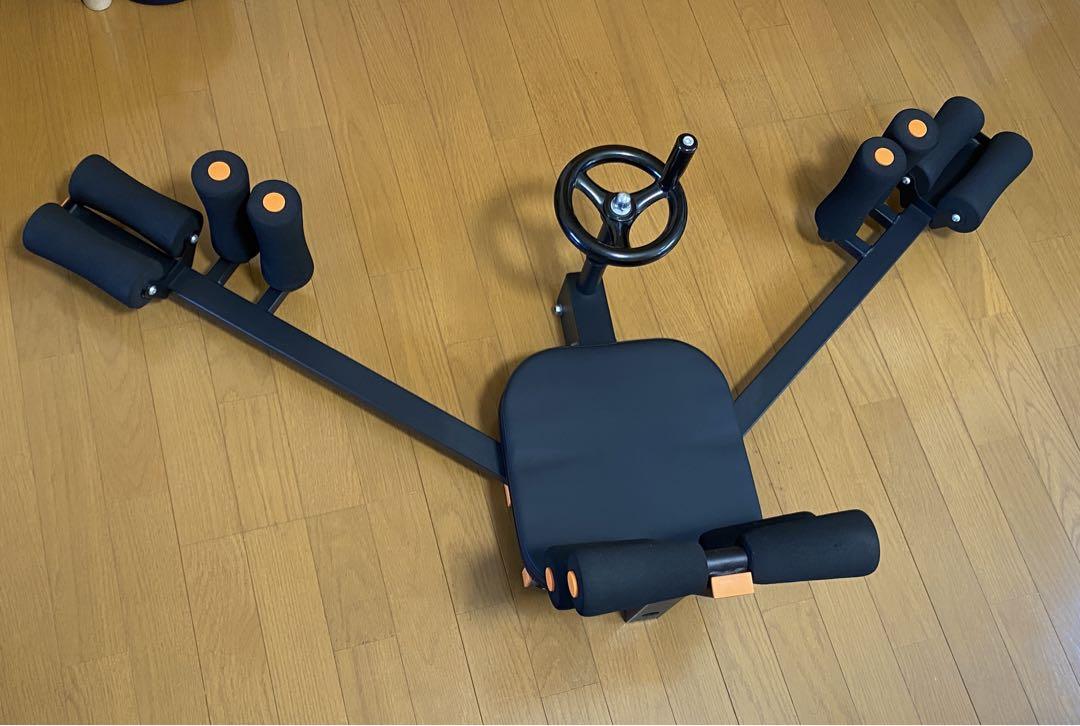 レッグストレッチャー 開脚マシーン 股割り機 健康器具 柔軟体操器具 ブラック