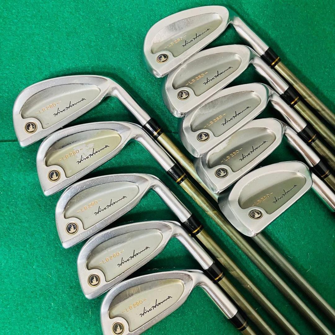 直送商品 HONMA アイアン10本セット LB280 メンズ S-2 ホンマ 右利き クラブ