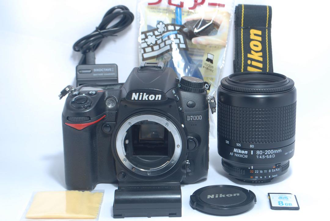 ［極美品］Nikon D7000 一眼レフカメラ レンズセット Nikon D7000♥️一眼レフカメラ 望遠レンズセット♥️SDカード