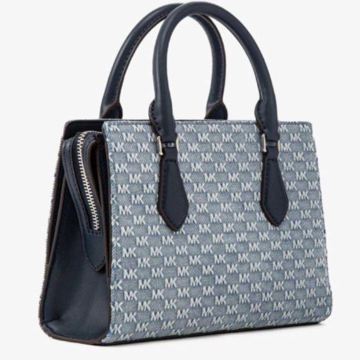 新品タグ付き マイケルコース SHEILA ウォッシュドデニム スモール バッグ 新品タグ付き マイケルコース SHEILA ウォッシュドデニム