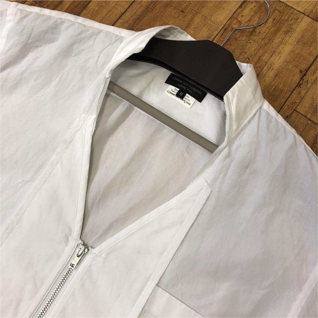 好評定番 特別価格 COMME des GARCONS 長袖シャツ ホワイト サイズM LxEon-m83857823918 超特価通販