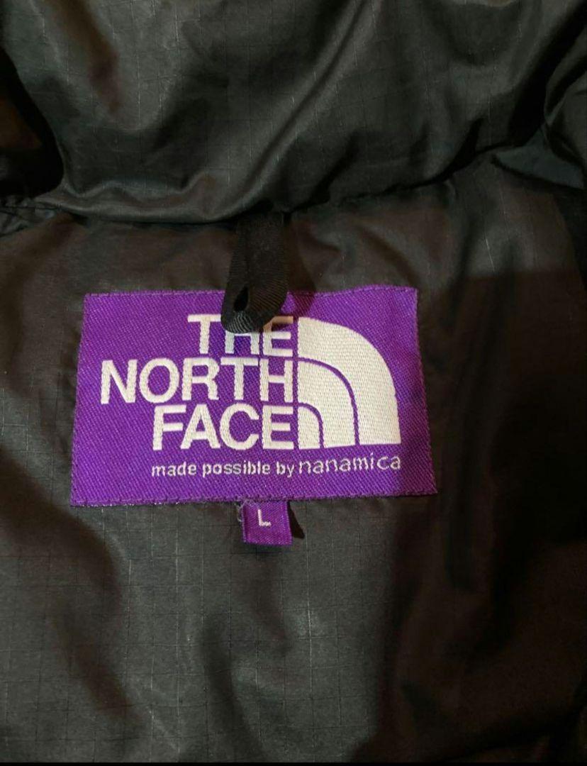 THE NORTH FACE ナナミカ　パープルレーベル　黒ダウンジャケット L