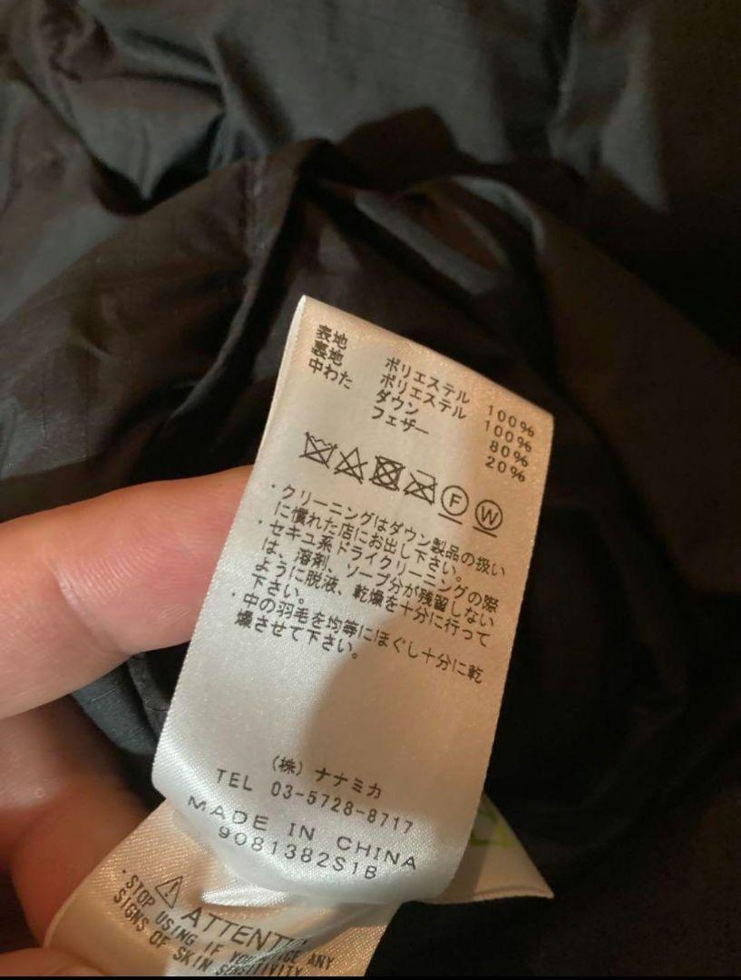 THE NORTH FACE ナナミカ　パープルレーベル　黒ダウンジャケット L