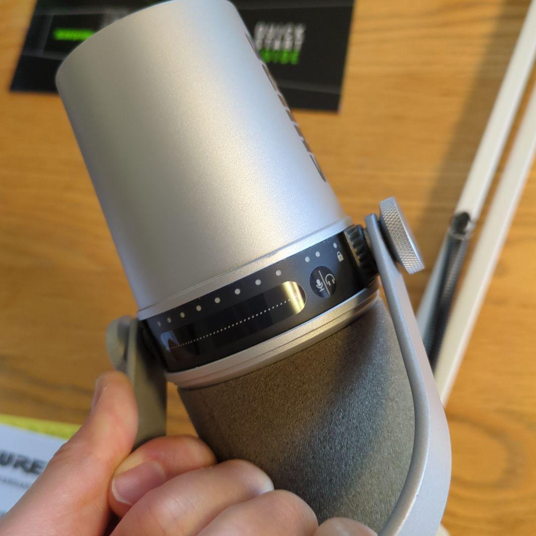 配信機器・PA機器・レコーディング機器 SHURE MV7 PODCAST NICROPHONE