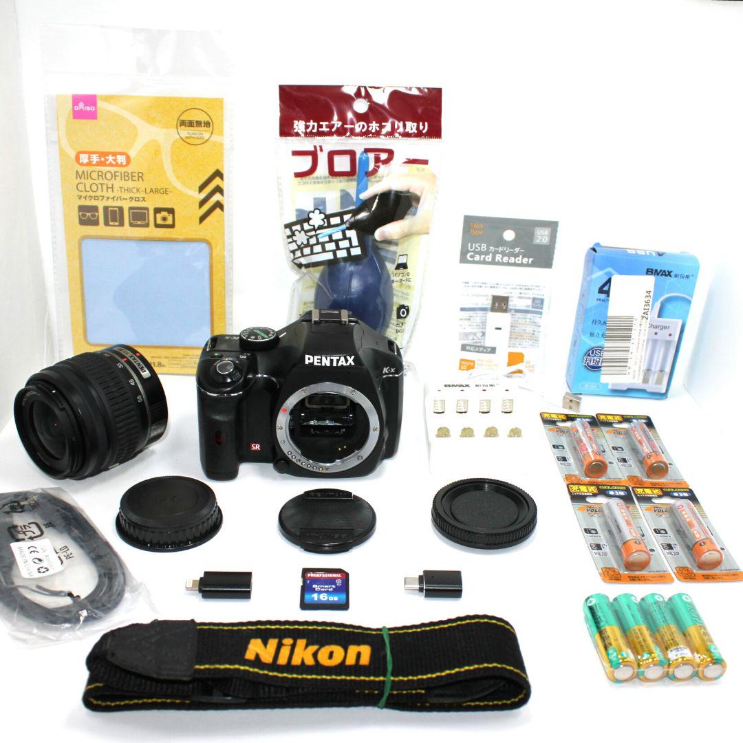 PENTAX K-x デジタル一眼レフカメラ iPhone転送✨訳あり完動品