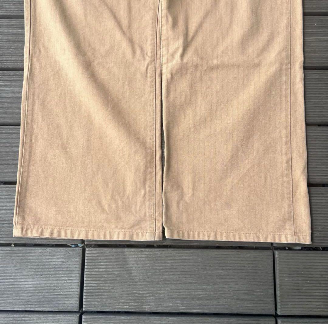 90s old stussy ヘリンボーン　チノパンツ　ワイドシルエット