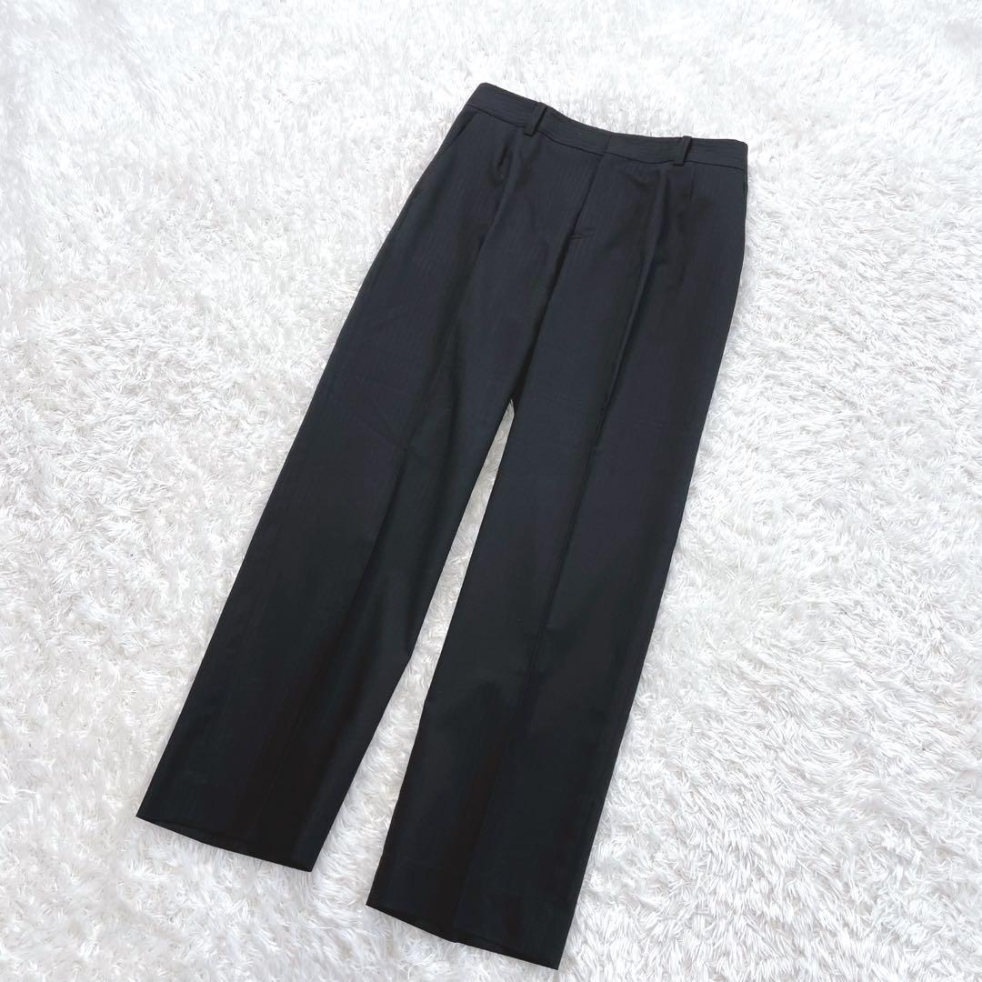 コムサイズム パンツ スーツ セットアップ ストライプ 近年