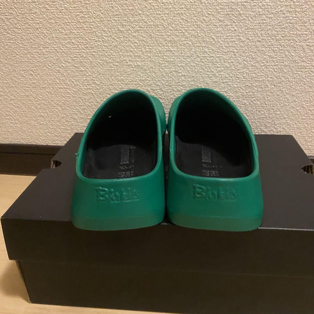 birkenstock サボ サンダル グリーン スーパービルキー - メルカリ