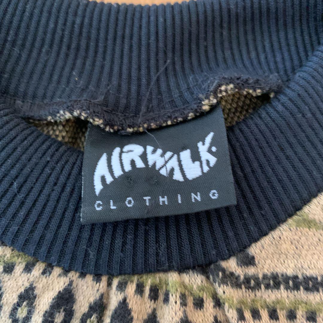 バンド✁ AIRWALK 90s made in USA cQySE-m83862025654 @ 90年代 柄ニット ーナー