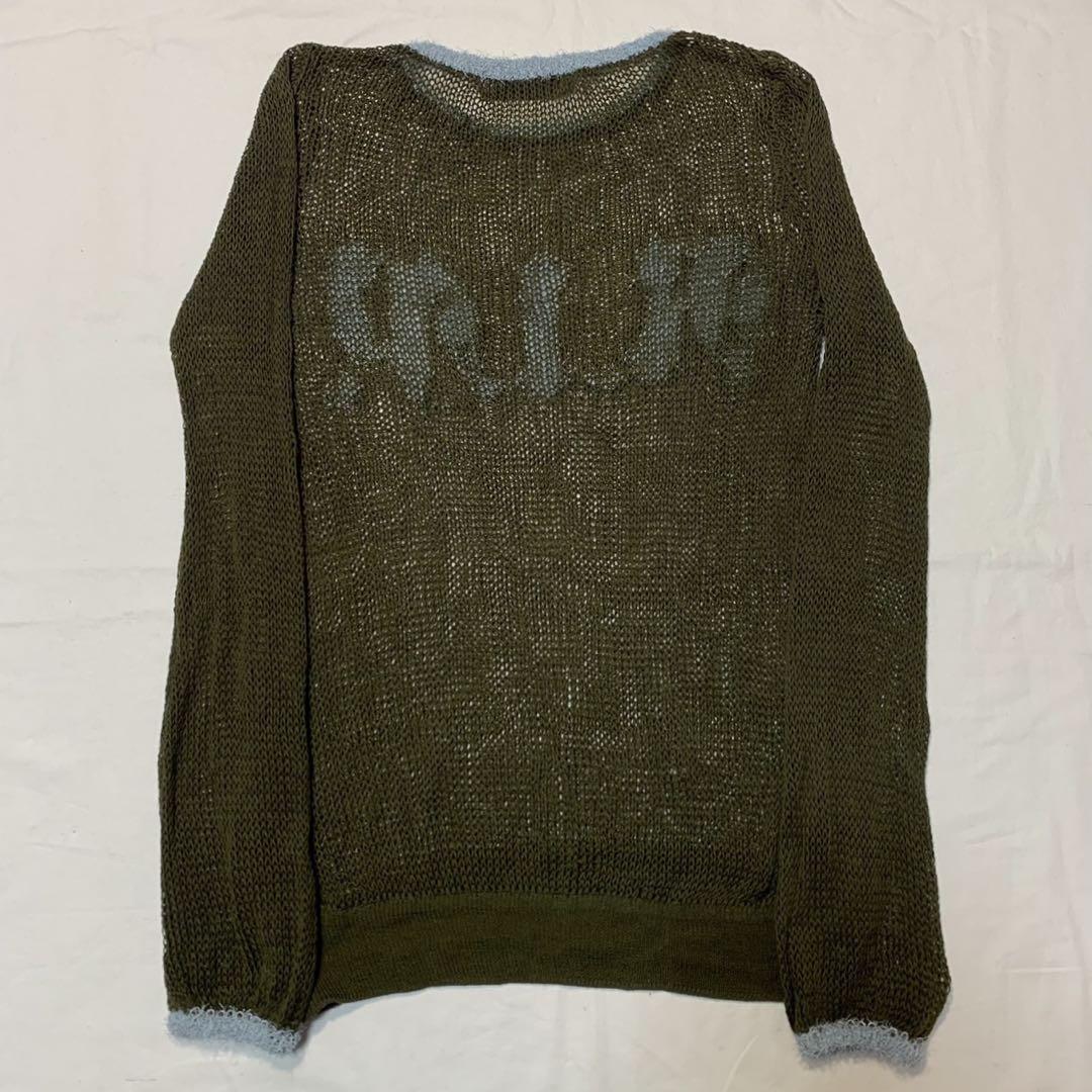 トップス vintage hysteric glamour R.I.P mesh knit