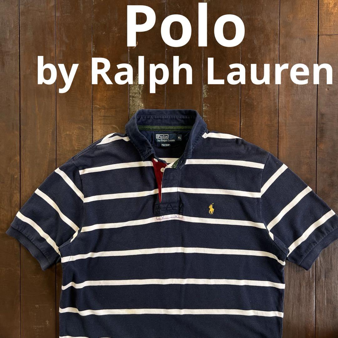 【期間限定！最安値挑戦】 レア配色！【Polo RalphLauren ラルフローレン】ラガーシャツ XL ウェア