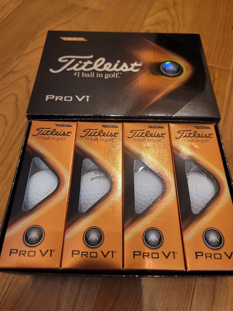 超特価在庫 ダブルナンバーV1 ホワイト 2ダース sbJ7W-m83864851406 タイトリスト PROV1 好評正規店