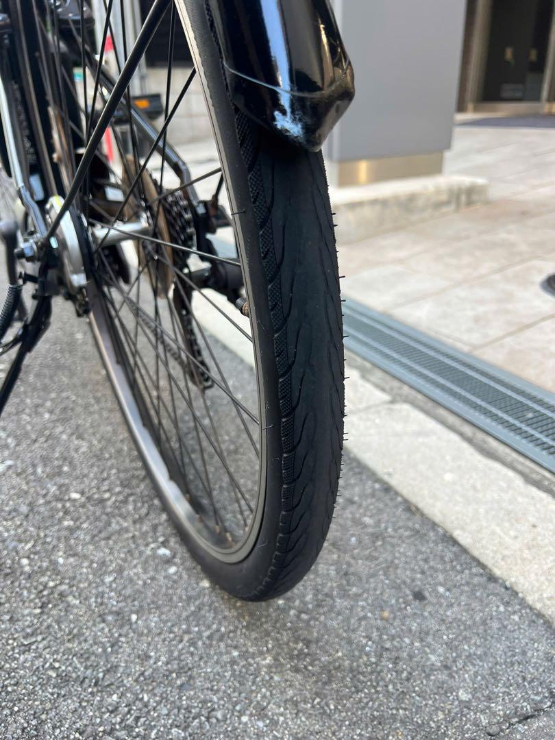 大阪府　パナソニック　電動アシスト自転車 スポーツタイプ 黒