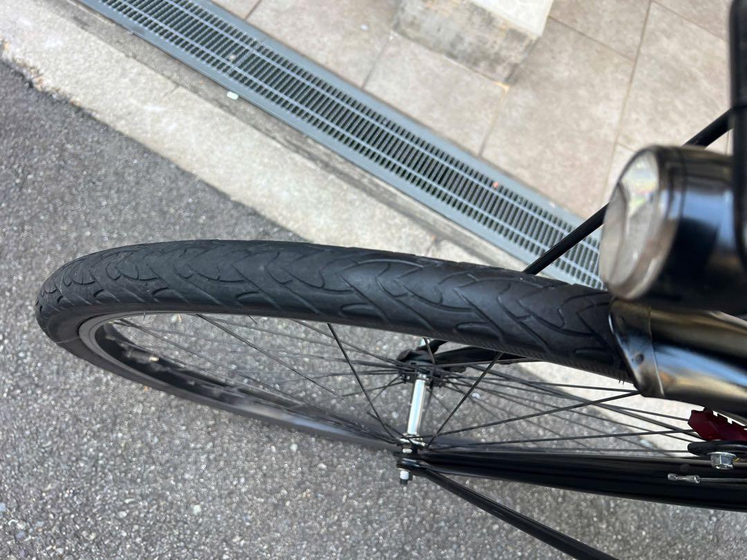 大阪府　パナソニック　電動アシスト自転車 スポーツタイプ 黒
