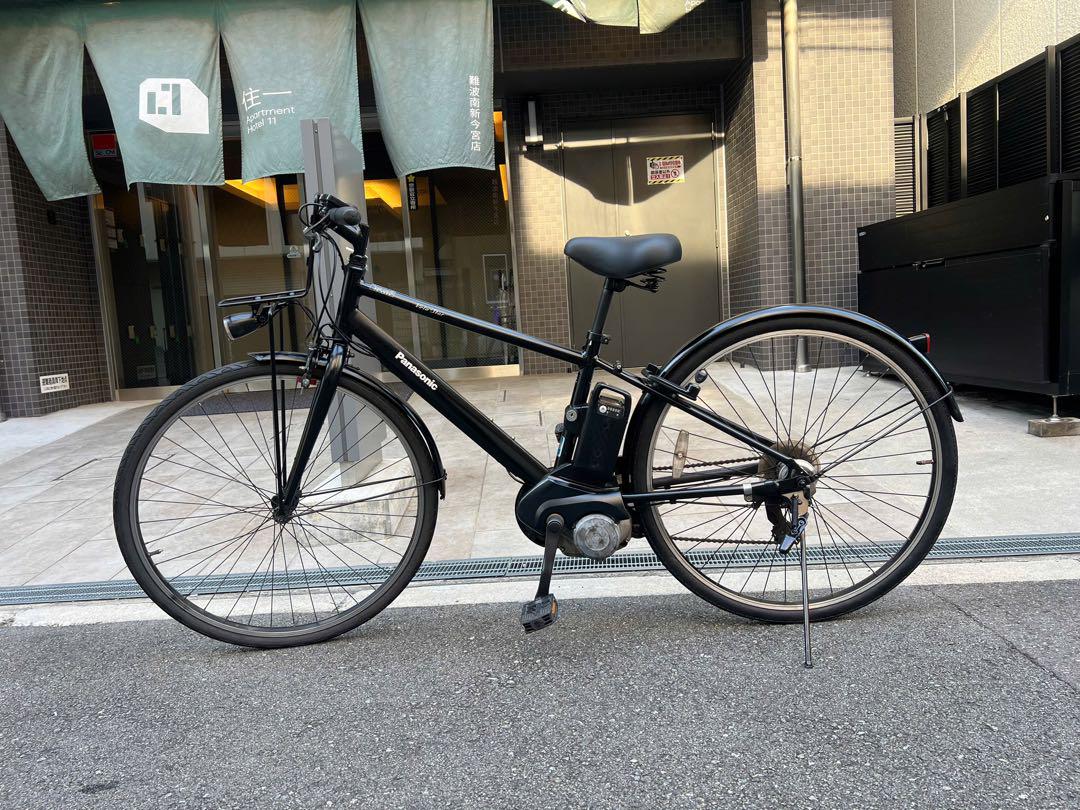 大阪府　パナソニック　電動アシスト自転車 スポーツタイプ 黒