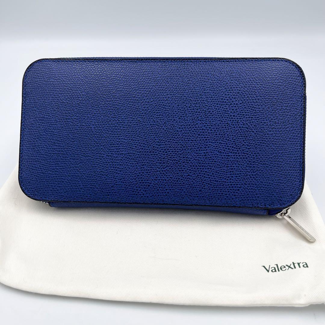 【あちゃこ様　未使用/付属品完備】Valextra ジップパース 長財布
