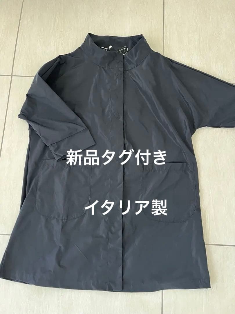 ANNA BASSANI トレンチコート 38 ネイビーM・ANNA BASSANI