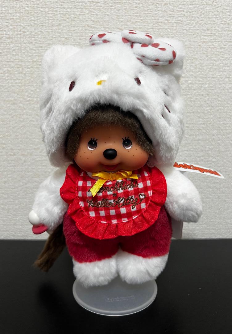 ハローキティ × モンチッチ 】 Sサイズ ギンガムチェック