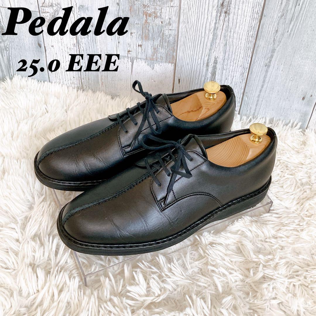 新着 アシックス 美品】pedala ペダラ 送料無料 レザーシューズ 靴