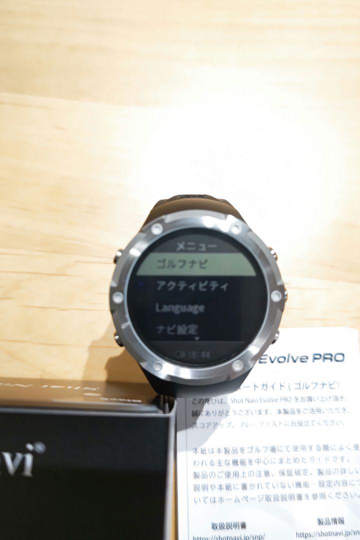 【送料無料】ShotNavi Evolve PRO ゴルフGPSウォッチ