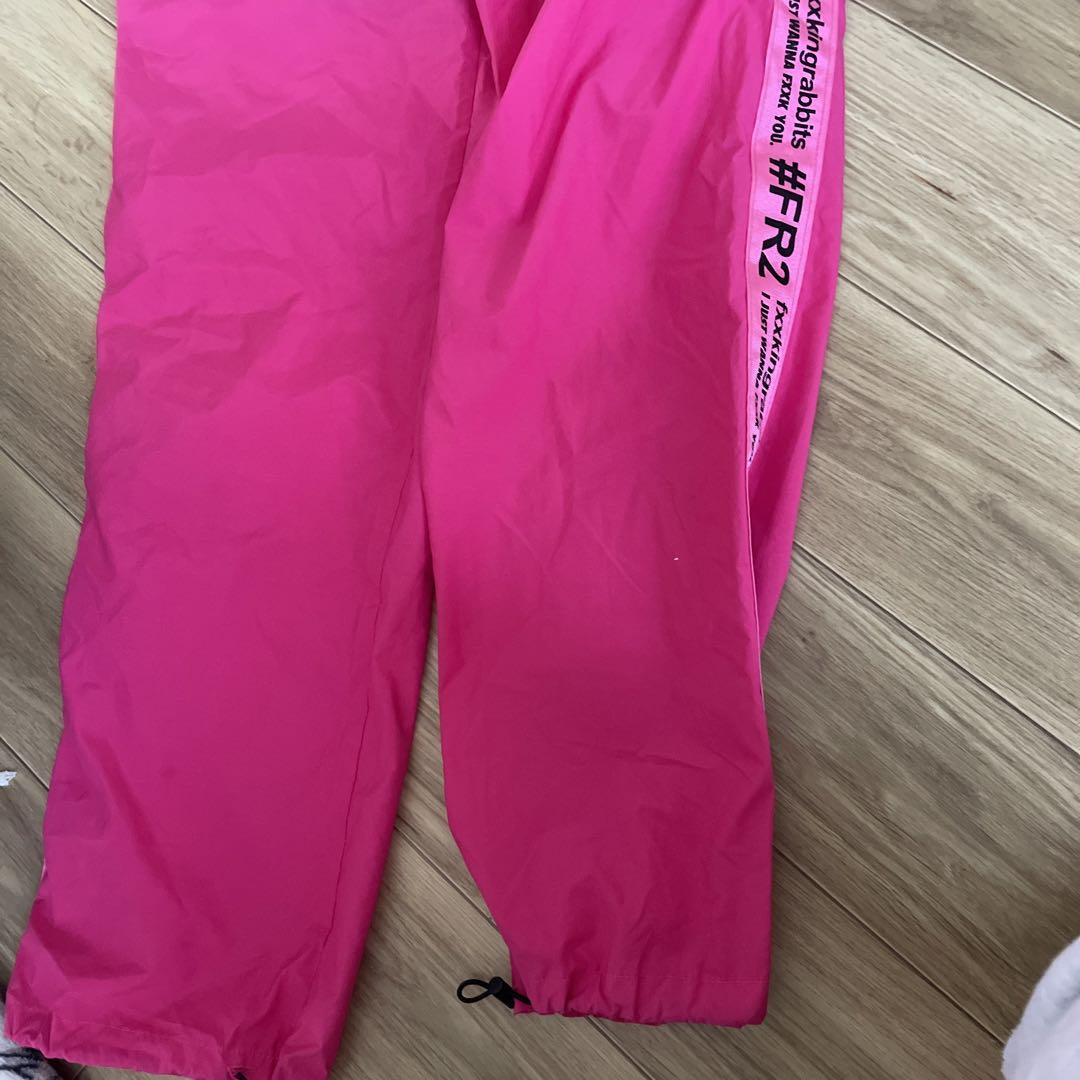 FR2  ジャージパンツ　ピンク　S シャカシャカ